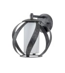 Outdoor wall lamps - Quintiesse Blacksmith wall lantern - 1 light source IP44 Elstead Lighting QN-BLACKSMITH1-OBK - product 5