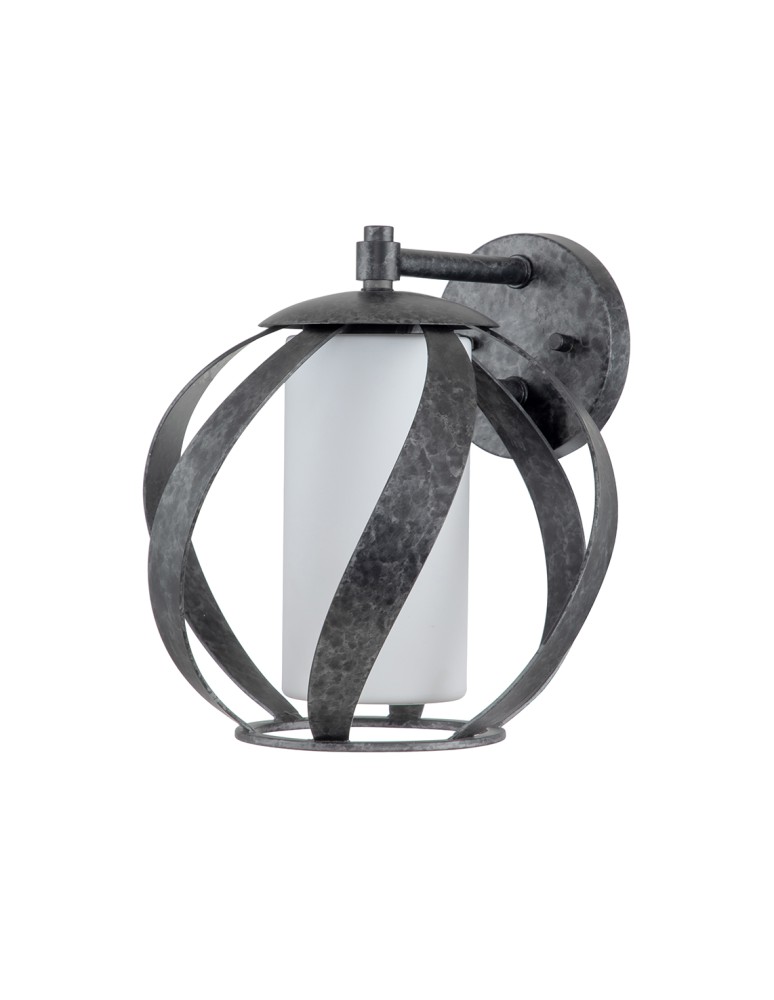 Outdoor wall lamps - Quintiesse Blacksmith wall lantern - 1 light source IP44 Elstead Lighting QN-BLACKSMITH1-OBK - product kolory-swiatla.pl 5