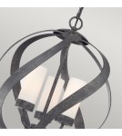 Quintiesse Latarnia wisząca Blacksmith - 3 źródła światła IP44 Elstead Lighting QN-BLACKSMITH-3P-OBK