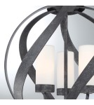 Outdoor pendant lamps - Quintiesse Blacksmith pendant lantern - 3 light sources IP44 Elstead Lighting QN-BLACKSMITH-3P-OBK - product 4