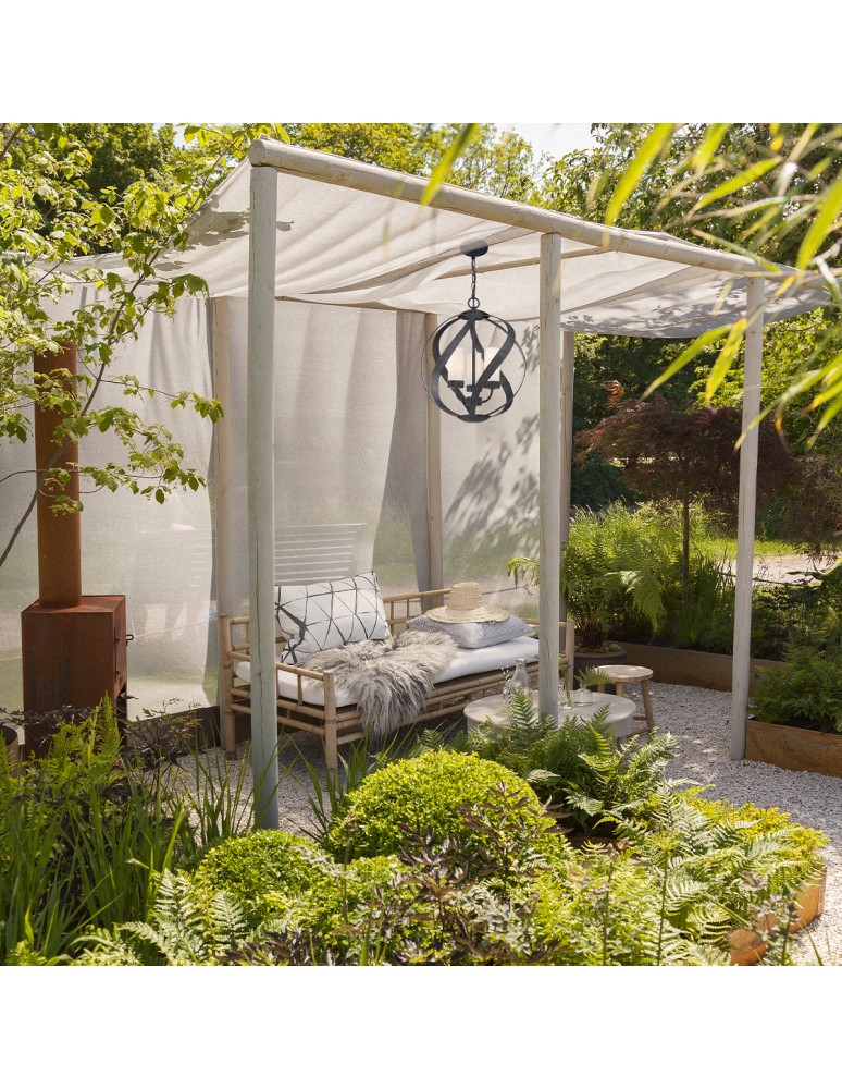 Outdoor pendant lamps - Quintiesse Blacksmith pendant lantern - 3 light sources IP44 Elstead Lighting QN-BLACKSMITH-3P-OBK - product kolory-swiatla.pl 5