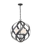 Quintiesse Latarnia wisząca Blacksmith - 4 źródła światła IP44 Elstead Lighting QN-BLACKSMITH-4P-OBK