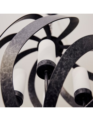 Quintiesse Latarnia wisząca Blacksmith - 4 źródła światła IP44 Elstead Lighting QN-BLACKSMITH-4P-OBK - produkt 2