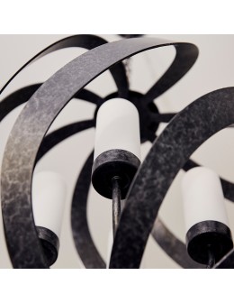 Quintiesse Blacksmith pendant lantern - 4 light sources IP44 Elstead Lighting QN-BLACKSMITH-4P-OBK - product 2