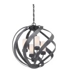 Quintiesse Latarnia wisząca Blacksmith - 4 źródła światła IP44 Elstead Lighting QN-BLACKSMITH-4P-OBK