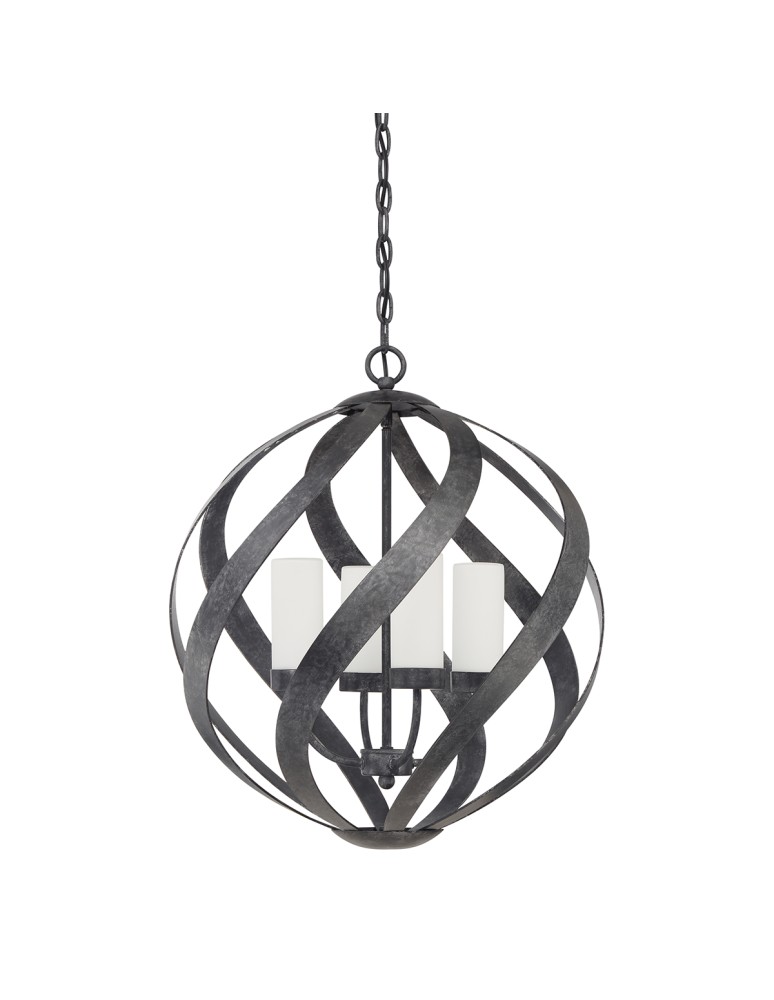 Outdoor pendant lamps - Quintiesse Blacksmith pendant lantern - 4 light sources IP44 Elstead Lighting QN-BLACKSMITH-4P-OBK - product kolory-swiatla.pl 6