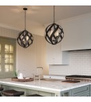 Quintiesse Latarnia wisząca Blacksmith - 4 źródła światła IP44 Elstead Lighting QN-BLACKSMITH-4P-OBK