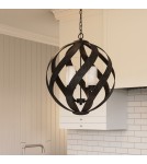 Quintiesse Latarnia wisząca Blacksmith - 4 źródła światła IP44 Elstead Lighting QN-BLACKSMITH-4P-OBK