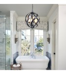 Quintiesse Latarnia wisząca Blacksmith - 4 źródła światła IP44 Elstead Lighting QN-BLACKSMITH-4P-OBK