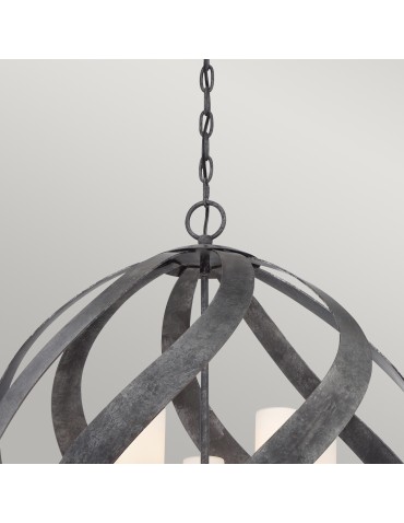 Quintiesse Blacksmith pendant lantern - 5 light sources IP44 Elstead Lighting QN-BLACKSMITH-5P-OBK - product 2