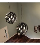 Outdoor pendant lamps - Quintiesse Blacksmith pendant lantern - 5 light sources IP44 Elstead Lighting QN-BLACKSMITH-5P-OBK - product 5