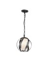 Quintiesse Blacksmith pendant lantern - 1 light source IP44 Elstead Lighting QN-BLACKSMITH-P-OBK