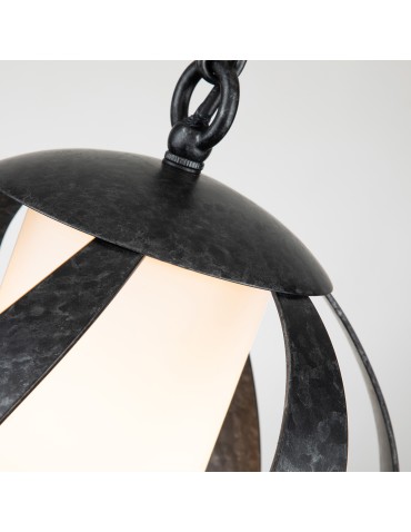 Quintiesse Blacksmith pendant lantern - 1 light source IP44 Elstead Lighting QN-BLACKSMITH-P-OBK - product 2