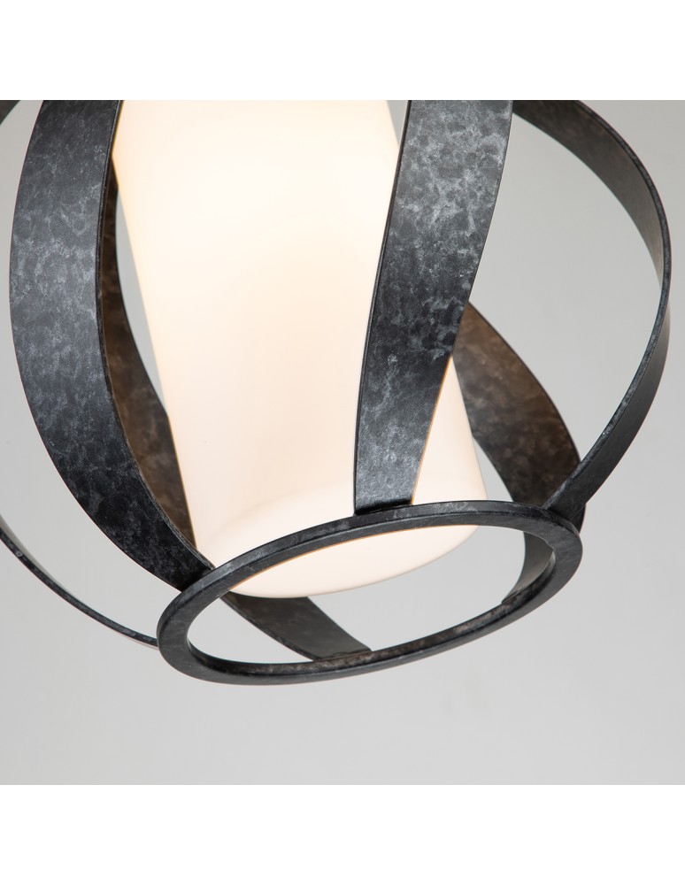 Outdoor pendant lamps - Quintiesse Blacksmith pendant lantern - 1 light source IP44 Elstead Lighting QN-BLACKSMITH-P-OBK - product kolory-swiatla.pl 4