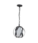 Outdoor pendant lamps - Quintiesse Blacksmith pendant lantern - 1 light source IP44 Elstead Lighting QN-BLACKSMITH-P-OBK - product 5