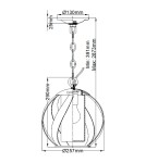 Quintiesse Latarnia wisząca Blacksmith - 1 źródło światła IP44 Elstead Lighting QN-BLACKSMITH-P-OBK
