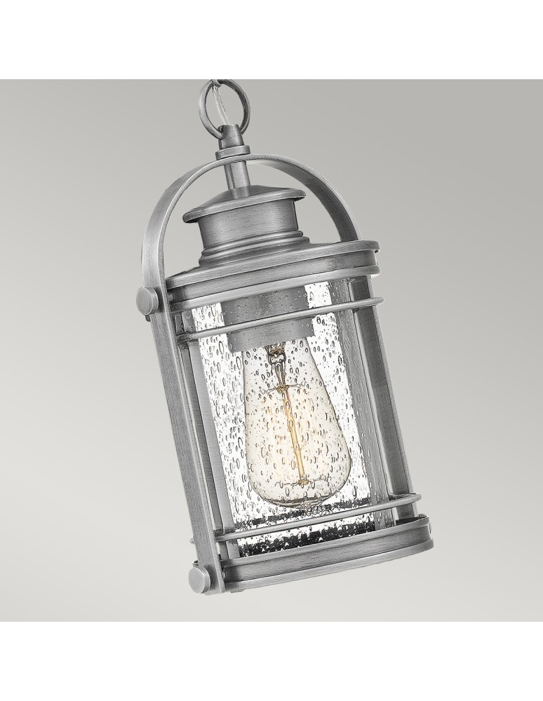 Outdoor pendant lamps - Quintiesse Small Booker pendant lantern - 1 light source IP44 Elstead Lighting QN-BOOKER8-S-IA - product kolory-swiatla.pl 3