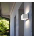 Outdoor wall lamps - Lutec GEMINI Wall-mounted LED White matt 5189102032 - product 2