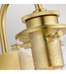 Bathroom wall lamps - Quintiesse Braelyn wall lamp - 1 light source - Brushed brass IP44 Elstead Lighting QN-BRAELYN1-BB - product 3