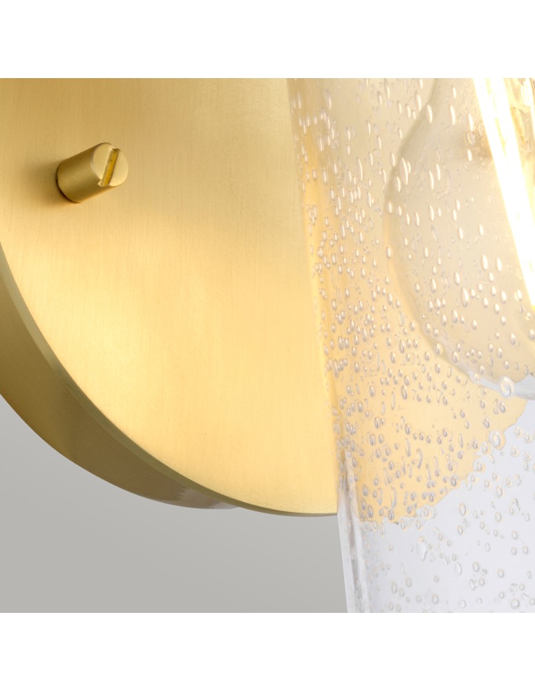 Bathroom wall lamps - Quintiesse Braelyn wall lamp - 1 light source - Brushed brass IP44 Elstead Lighting QN-BRAELYN1-BB - product kolory-swiatla.pl 4