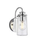 Bathroom wall lamps - Quintiesse Braelyn wall lamp - 1 light source - Polished chrome IP44 Elstead Lighting QN-BRAELYN1-PC - product 1
