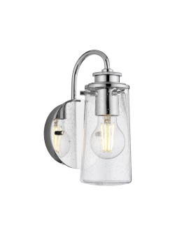 Quintiesse Braelyn wall lamp - 1 light source - Polished chrome IP44 Elstead Lighting QN-BRAELYN1-PC