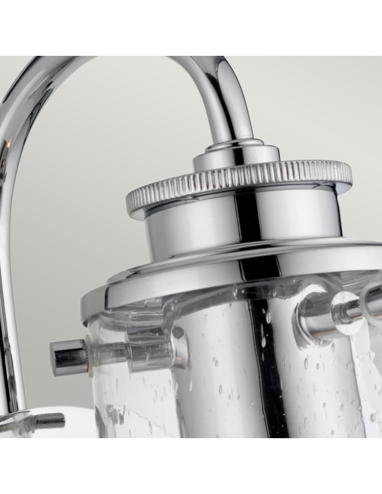 Bathroom wall lamps - Quintiesse Braelyn wall lamp - 1 light source - Polished chrome IP44 Elstead Lighting QN-BRAELYN1-PC - product kolory-swiatla.pl 3