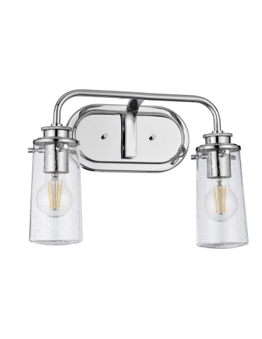 Quintiesse Kinkiet Braelyn - 2 źródła światła - Polerowany chrom IP44 Elstead Lighting QN-BRAELYN2-PC - produkt 2