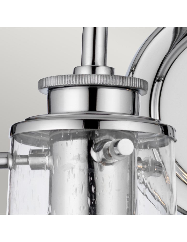 Bathroom wall lamps - Quintiesse Braelyn wall lamp - 2 light sources - Polished chrome IP44 Elstead Lighting QN-BRAELYN2-PC - product kolory-swiatla.pl 3