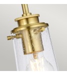 Bathroom wall lamps - Quintiesse Braelyn wall lamp - 3 light sources - Brushed brass IP44 Elstead Lighting QN-BRAELYN3-BB - product 4