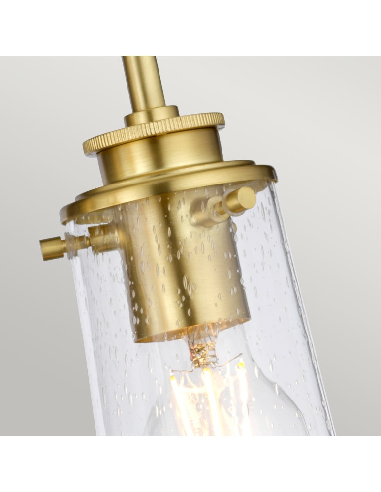 Bathroom wall lamps - Quintiesse Braelyn wall lamp - 3 light sources - Brushed brass IP44 Elstead Lighting QN-BRAELYN3-BB - product kolory-swiatla.pl 4