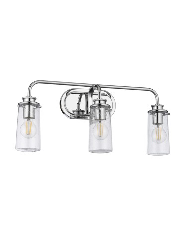 Quintiesse Kinkiet Braelyn - 3 źródła światła - Polerowany chrom IP44 Elstead Lighting QN-BRAELYN3-PC - produkt 2
