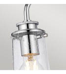 Quintiesse Kinkiet Braelyn - 3 źródła światła - Polerowany chrom IP44 Elstead Lighting QN-BRAELYN3-PC