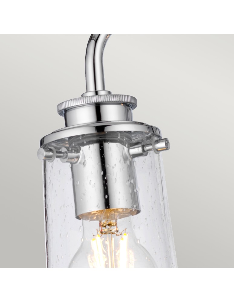 Quintiesse Kinkiet Braelyn - 3 źródła światła - Polerowany chrom IP44 Elstead Lighting QN-BRAELYN3-PC