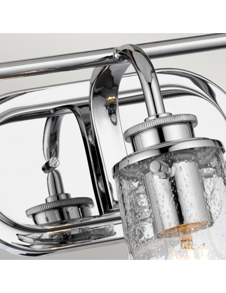 Bathroom wall lamps - Quintiesse Braelyn wall lamp - 3 light sources - Polished chrome IP44 Elstead Lighting QN-BRAELYN3-PC - product kolory-swiatla.pl 4