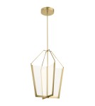 Pendant lamps - Quintiesse Large Calters LED pendant lamp Elstead Lighting QN-CALTERS-P-L-CG - product 1