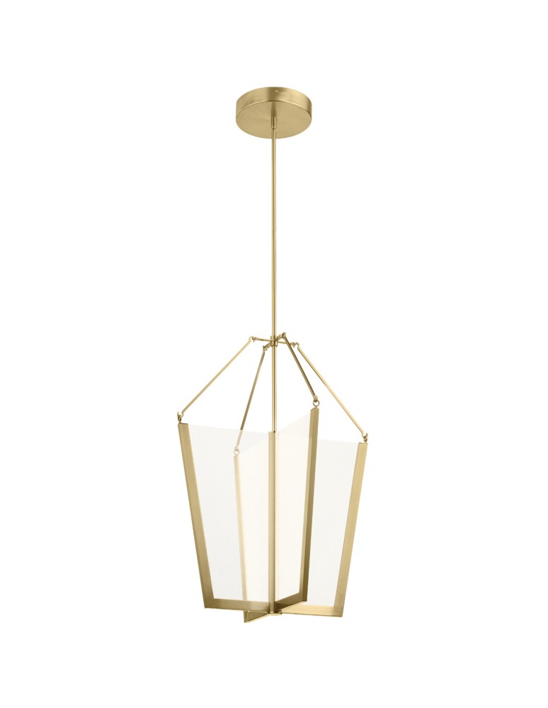 Pendant lamps - Quintiesse Large Calters LED pendant lamp Elstead Lighting QN-CALTERS-P-L-CG - product kolory-swiatla.pl 1