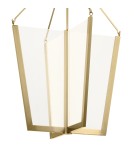 Quintiesse Duża lampa wisząca LED Calters Elstead Lighting QN-CALTERS-P-L-CG