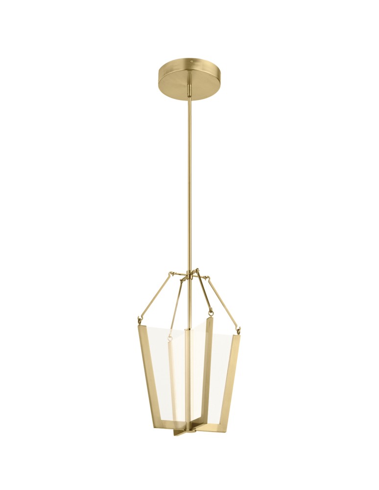 Pendant lamps - Quintiesse Calters medium LED pendant lamp Elstead Lighting QN-CALTERS-P-M-CG - product kolory-swiatla.pl 1