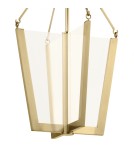 Quintiesse Średnia lampa wisząca LED Calters Elstead Lighting QN-CALTERS-P-M-CG