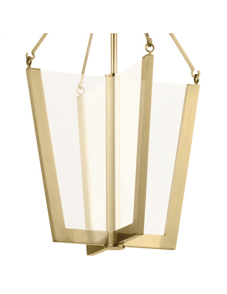 Pendant lamps - Quintiesse Calters medium LED pendant lamp Elstead Lighting QN-CALTERS-P-M-CG - product kolory-swiatla.pl 3