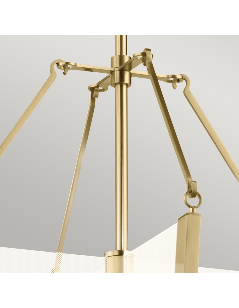 Quintiesse Średnia lampa wisząca LED Calters Elstead Lighting QN-CALTERS-P-M-CG