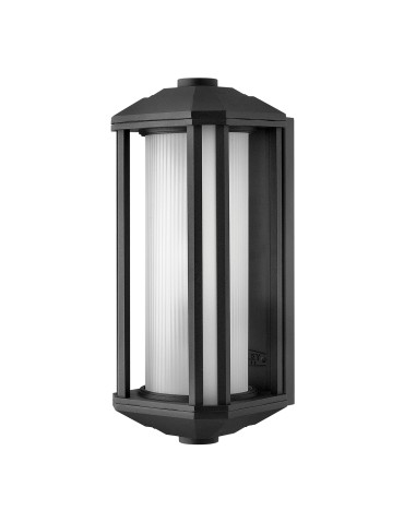 Quintiesse Średnia latarnia naścienna Castelle - 1 źródło światła - Czarna IP44 Elstead Lighting QN-CASTELLE-M-BLK