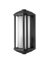Quintiesse Średnia latarnia naścienna Castelle - 1 źródło światła - Czarna IP44 Elstead Lighting QN-CASTELLE-M-BLK