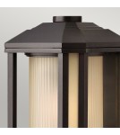 Quintiesse Mała latarnia naścienna Castelle - 1 źródło światła - Brązowa IP44 Elstead Lighting QN-CASTELLE-S-BZ