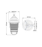 Outdoor wall lamps - Quintiesse Chance Harbor wall lantern - 1 light source IP44 Elstead Lighting QN-CHANCE-HARBOR-L - product 5