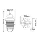 Outdoor wall lamps - Quintiesse Chance Harbor wall lantern - 1 light source IP44 Elstead Lighting QN-CHANCE-HARBOR-M - product 5