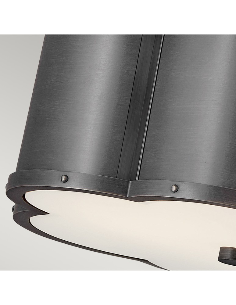 Quintiesse Półplafon Chance - 2 źródła światła - Czarny Elstead Lighting QN-CHANCE-SF-S-BLB