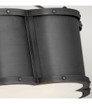 Retro ceiling lamps - Quintiesse Chance semi-flame - 2 light sources - Black Elstead Lighting QN-CHANCE-SF-S-BLB - product 4