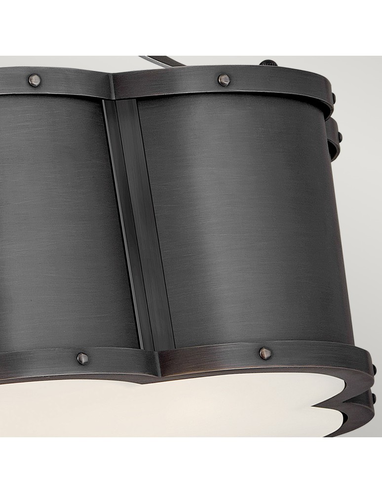 Retro ceiling lamps - Quintiesse Chance semi-flame - 2 light sources - Black Elstead Lighting QN-CHANCE-SF-S-BLB - product kolory-swiatla.pl 4